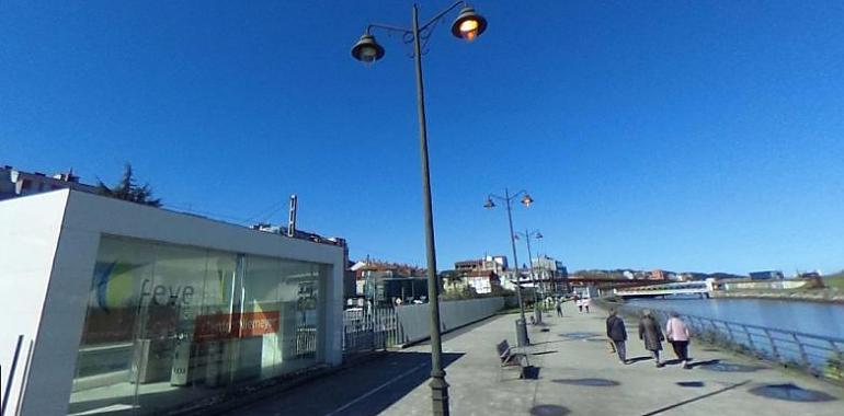 Paseo peatonal de la ría de Avilés: corte temporal por las obras del nuevo aliviadero