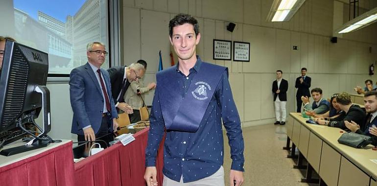 Daniel Peña Gracia, galardonado con el Premio a la Excelencia Académica en Recursos Geológicos e Ingeniería Geológica