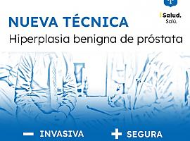 Cabueñes revoluciona el tratamiento de la Hiperplasia Benigna de Próstata con una técnica mínimamente invasiva y segura