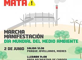 Día del Medio Ambiente en Mieres: Organizaciones ambientales y vecinos reivindican contra la incineración de basura