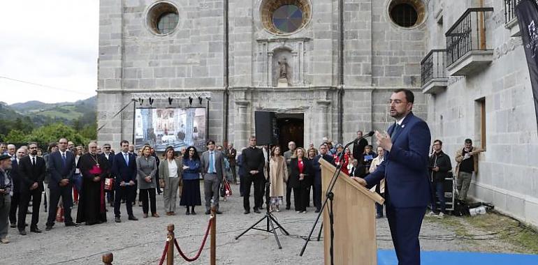 Barbón destaca la importancia del Monasterio de Cornellana y compromete apoyo continuo para su restauración