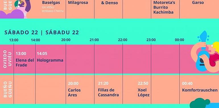 VESU 2024: Horarios y escenarios confirmados para un fin de semana de música en Asturias