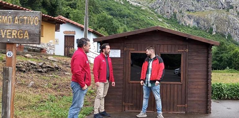 Nuevo punto de información en la Reserva de la Biosfera de Las Ubiñas-La Mesa para mejorar la atención a visitantes