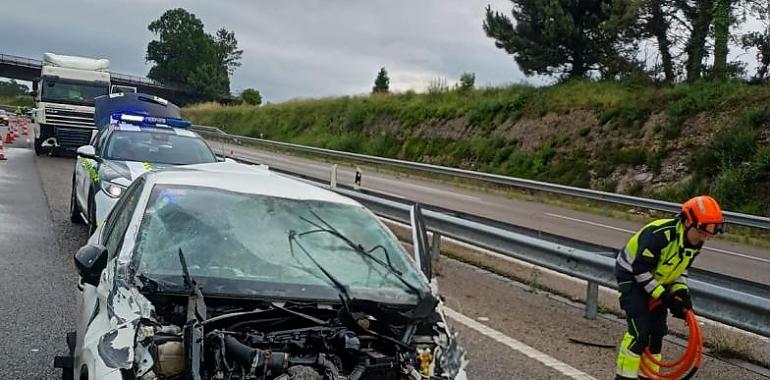  Grave accidente de tráfico en la A-8: un herido grave tras colisión múltiple