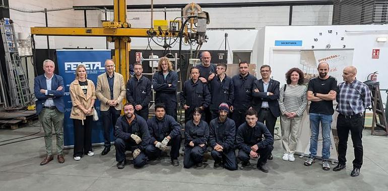 Diez nuevos soldadores formados en Avilés gracias al curso con compromiso de contratación