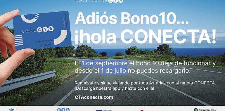 Nuevo sistema de transporte en Asturias: Despedida del Bono 10 y bienvenida a la tarjeta CONECTA