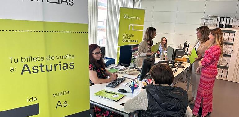 Éxito de la Oficina del Retorno en Asturias: 160 consultas y una decena de itinerarios laborales en sus primeras semanas