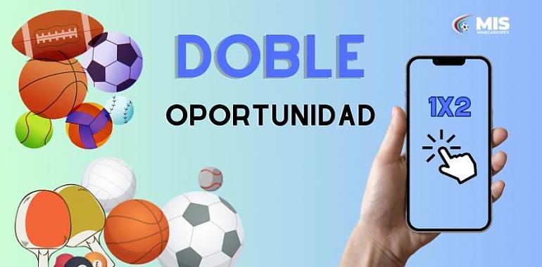 Doble oportunidad: Apuesta a dos de los tres posibles resultados (1X, 12, X2)