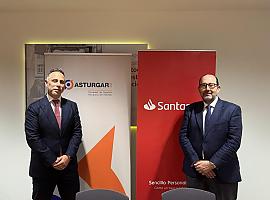 Asturgar SGR y Banco Santander refuerzan su apoyo a las pymes asturianas con un acuerdo de cinco millones de euros