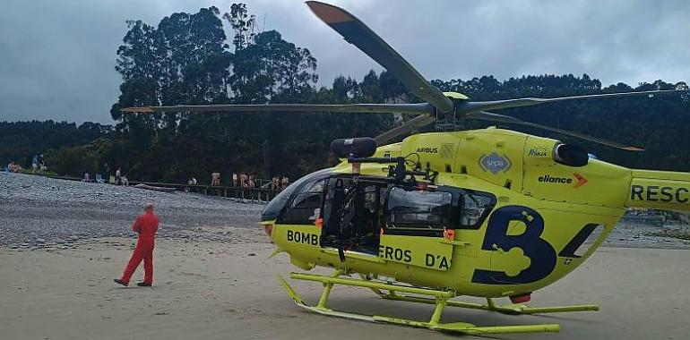 Trágico rescate marítimo en la Playa de la Concha de Artedo, Cudillero