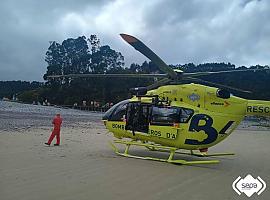 Trágico rescate marítimo en la Playa de la Concha de Artedo, Cudillero