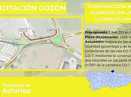 Más de 1,2 millones para construir dos glorietas en Luanco