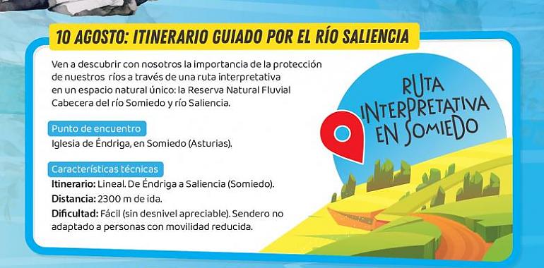 Descubre la importancia de nuestros ríos en una ruta interpretativa en Somiedo