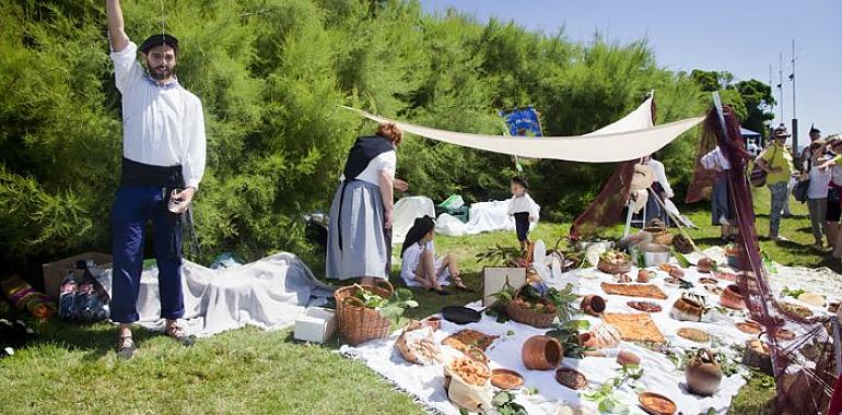 El Día de Asturias en Gijón: Una jira llena de tradición, sidra y solidaridad en Santa Catalina