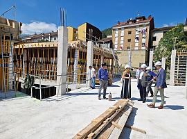 Acelera la construcción del nuevo centro de salud de La Pola, en Lena, con finalización prevista para octubre