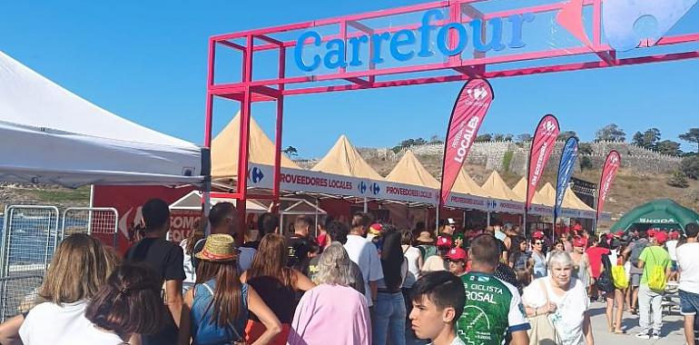 Carrefour transforma el paso de La Vuelta por Asturias en una gran fiesta gastronómica y cultural