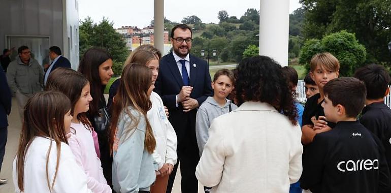 Inauguración del nuevo instituto en La Florida, Oviedo, tras una inversión de 8,8 millones de euros