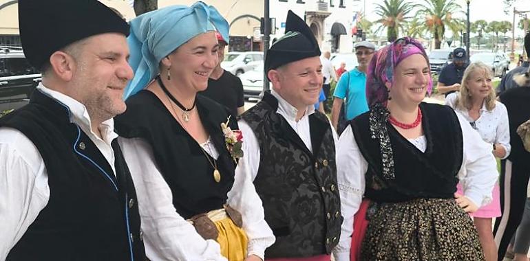 Asturias conquista St. Augustine: gaitas, bailes y una despedida para el recuerdo en la celebración del centenario