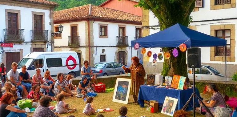 Viernes de cuentos y fantasía: Asturies Cultura en Rede lleva la narración oral a Nava, Villaviciosa y Ribadesella