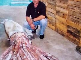 Un calamar gigante sorprende en la playa de Sablón, en Llanes: la criatura que inspiró a Julio Verne aparece varada en Asturias