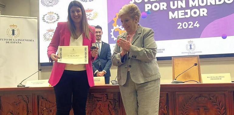 Alicia Flórez Berdasco, ingeniera de la Universidad de Oviedo, gana el premio nacional ‘Jóvenes ingenieros por un mundo mejor’