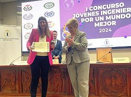 Alicia Flórez Berdasco, ingeniera de la Universidad de Oviedo, gana el premio nacional ‘Jóvenes ingenieros por un mundo mejor’