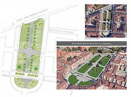 Gijón avanza en sostenibilidad con la renaturalización de la Plaza de La Habana en Moreda