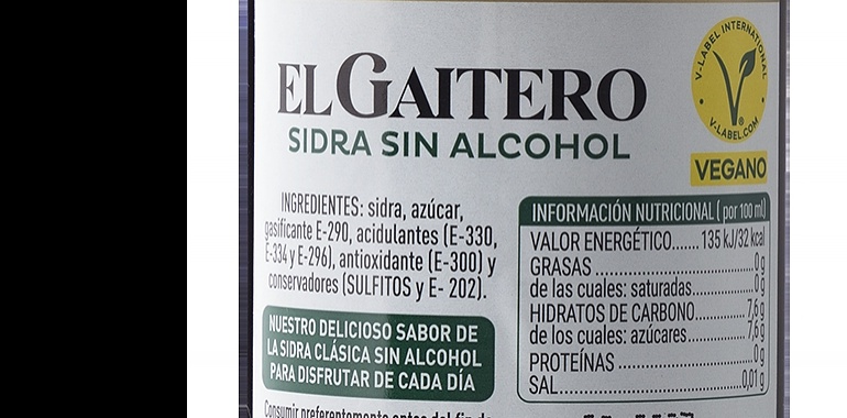 El Gaitero certifica toda su gama de sidras como veganas en un paso hacia la inclusividad y la innovación