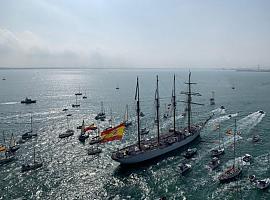 El buque-escuela Juan Sebastián Elcano atracará en Gijón en julio, con la Princesa Leonor a bordo para su formación