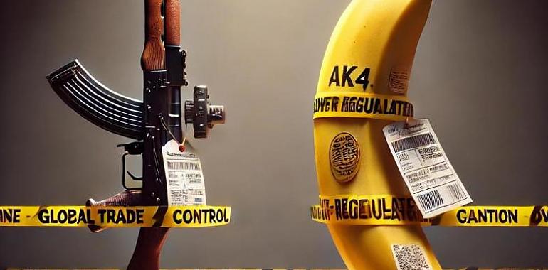 Existe más control para vender plátanos o agua embotellada que pare vender rifles AK-47: la absurda realidad del comercio global de armas