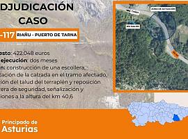 Mejora de la carretera AS-117 entre Riañu y el puerto de Tarna con una inversión de 422.000 euros