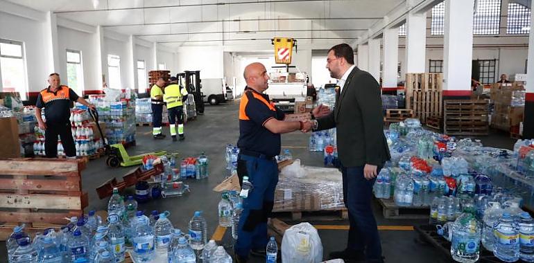 Asturias moviliza 200 toneladas de ayuda humanitaria para las zonas afectadas por la DANA y refuerza sus planes de emergencia