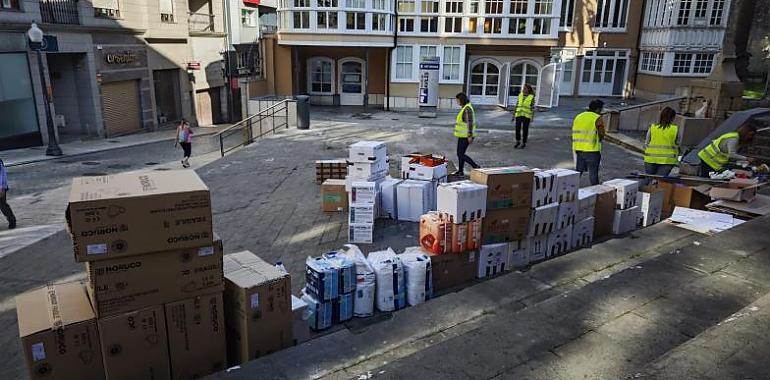 Avilés suspende temporalmente la recogida de ayuda material para afectados por la DANA ante saturación de almacenes