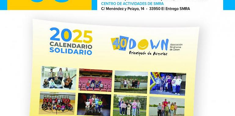 Down Principado de Asturias celebra su 40º aniversario con un calendario solidario en pro de la inclusión