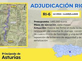 Riosa estrenará una carretera renovada: Fomento adjudica por 1,89 millones las obras de mejora de la RI-6