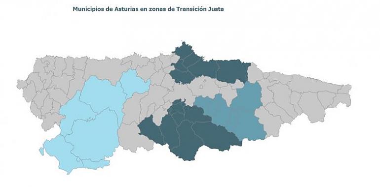 Asturias lidera la transición justa con el 57,40% de los proyectos empresariales en las cuencas mineras