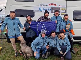 Asturias brilla en el Campeonato de España de Mushing Tierra en Atapuerca