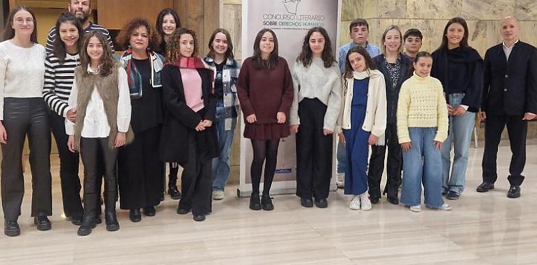 Creatividad y empatía: Estudiantes asturianos brillan en el IV Concurso Literario de Derechos Humanos