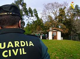 Un cable sospechoso y destellos anaranjados: así cayó la plantación de marihuana en Ribadesella