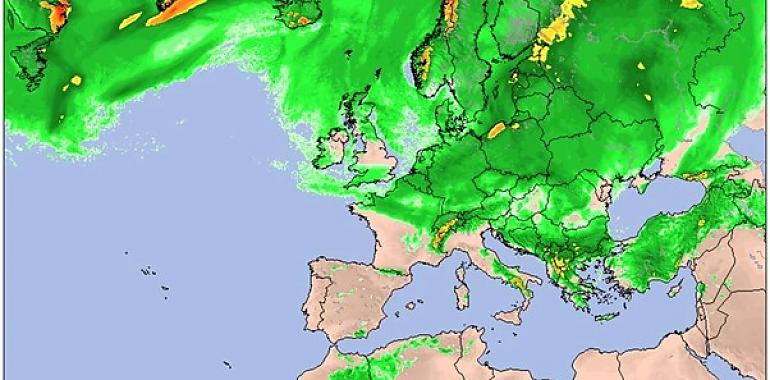 Asturias, preparada para un temporal de invierno moderado: lluvias y frío, pero sin alarmas extremas