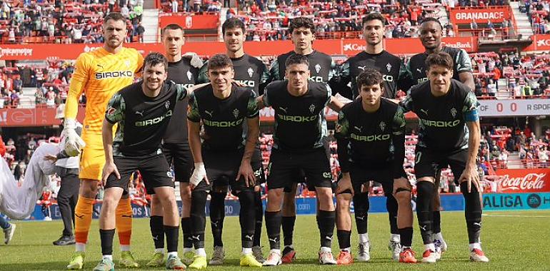 El Sporting cae en su visita a Los Cármenes (3-1)