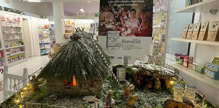 Una farmacia de San Martín de Teverga deslumbra y gana el XXVII Concurso de Escaparates de Navidad de COFAS