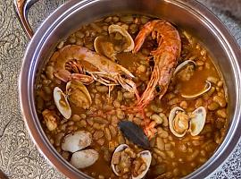 Recetas de una abuela asturiana: Verdinas con marisco (hoy toca festín)