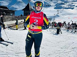 Guzmán Carro, medalla de plata en la Copa de España Inclusiva de Esquí Alpino en Sierra Nevada