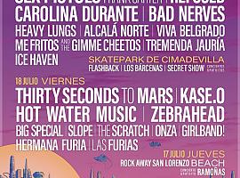 Tsunami Xixón Festival 2025: Gijón vibrará con Sex Pistols, Thirty Seconds to Mars, Kase.O y un cartel de lujo