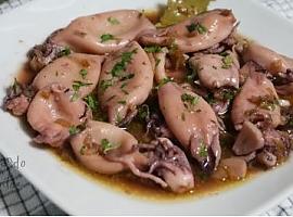 Recetas de una abuela asturiana: Chipirones "afogaos" (según Balbina)