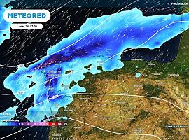 Asturias en alerta por el paso del chorro polar: lluvia, nieve y temperaturas bajas en los próximos días