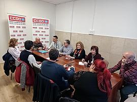 CCOO Xixón arranca una nueva etapa con Jorge Espina al frente y un equipo renovado que pone el foco en la industria y el empleo