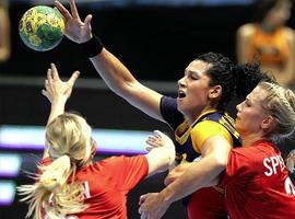 La selección española de balonmano femenino se cuelga la medalla de bronce