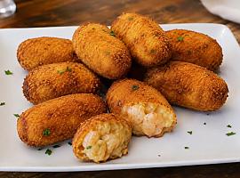 Recetas de una abuela asturiana: Croquetes de gambes al ayu (cremoses, sabroses y con más saleru que una romería)